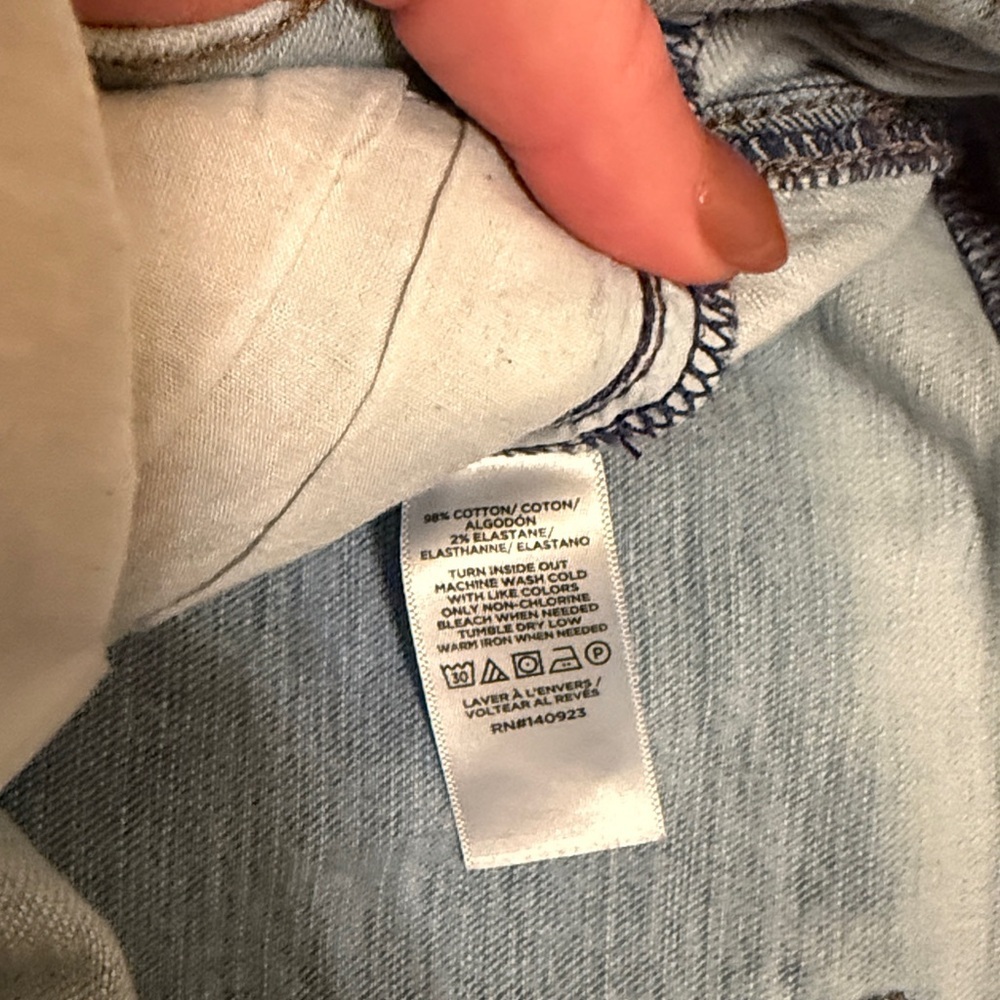 LOFT Sky Blue Straight Leg Jeans - Picture 4 of 4